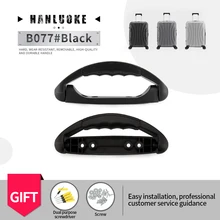 

HANLUOKE B077 Luggage Trolley Handle Accessories Trolley Handle Handle Carry Suitcase Suitcase Carry Handle Puller Repair