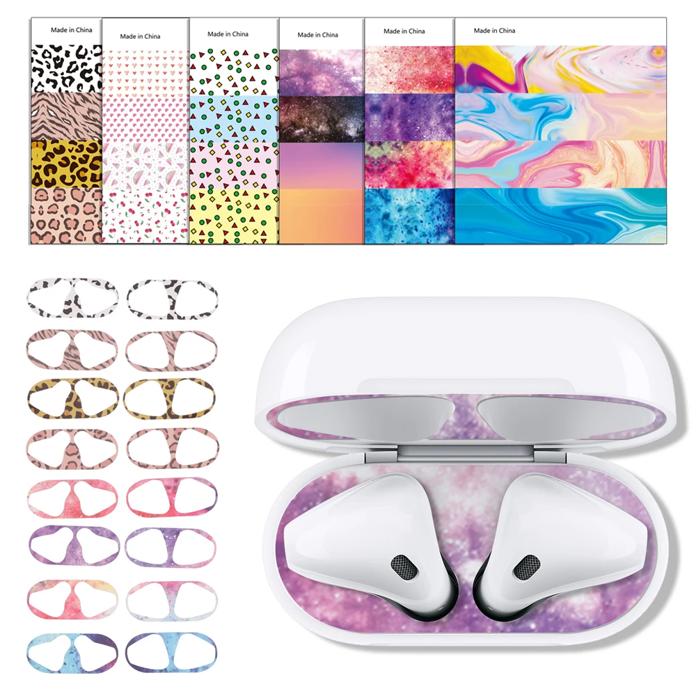 

New For Apple Airpods Box Foil Dust Protection Sticker Metal Mixed Material for Airpods DustProof Inner Cover Patch Accessories