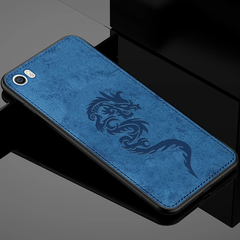 Чехол для xiaomi mi 5, чехол для xio mi 6 5S, противоударный чехол на заднюю панель из ТПУ, MOFi mi 5 mi 6 mi 5S, мягкий чехол, противоударный чехол - Цвет: blue dragon