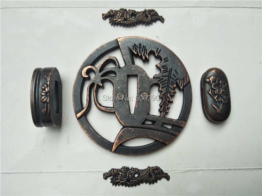 Набор аксессуаров Tsuba из сплава для японского самурайский меч катана|Мечи| |