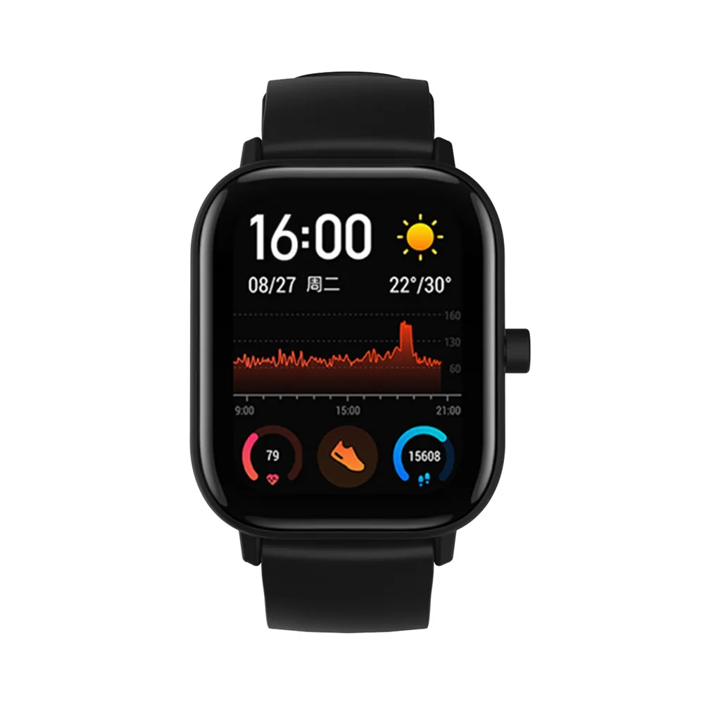 20 мм силиконовый ремешок для часов Huami Amazfit Bip GTS GTR 42 мм спортивный ремешок браслет для samsung Galaxy 42 мм Active2 gear S2
