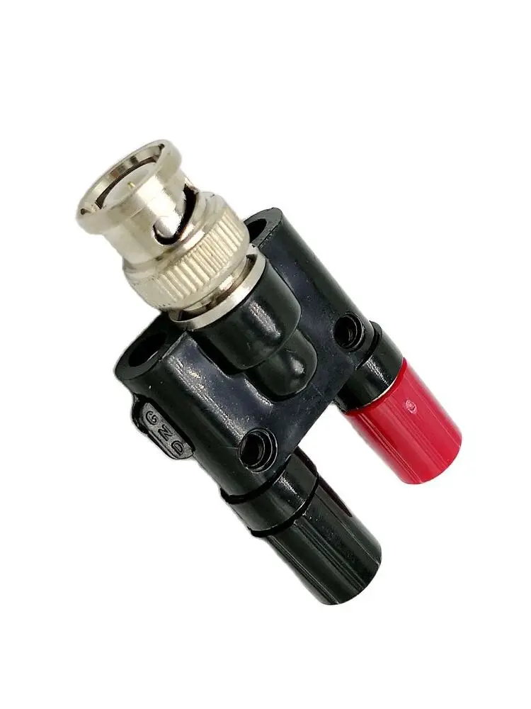 1PCS BNC Female to dual Twin Banana plug male Coaxial connector for oscilloscope 1PCS BNC Female to dual Twin Banana plug male Coaxial connector for oscilloscope