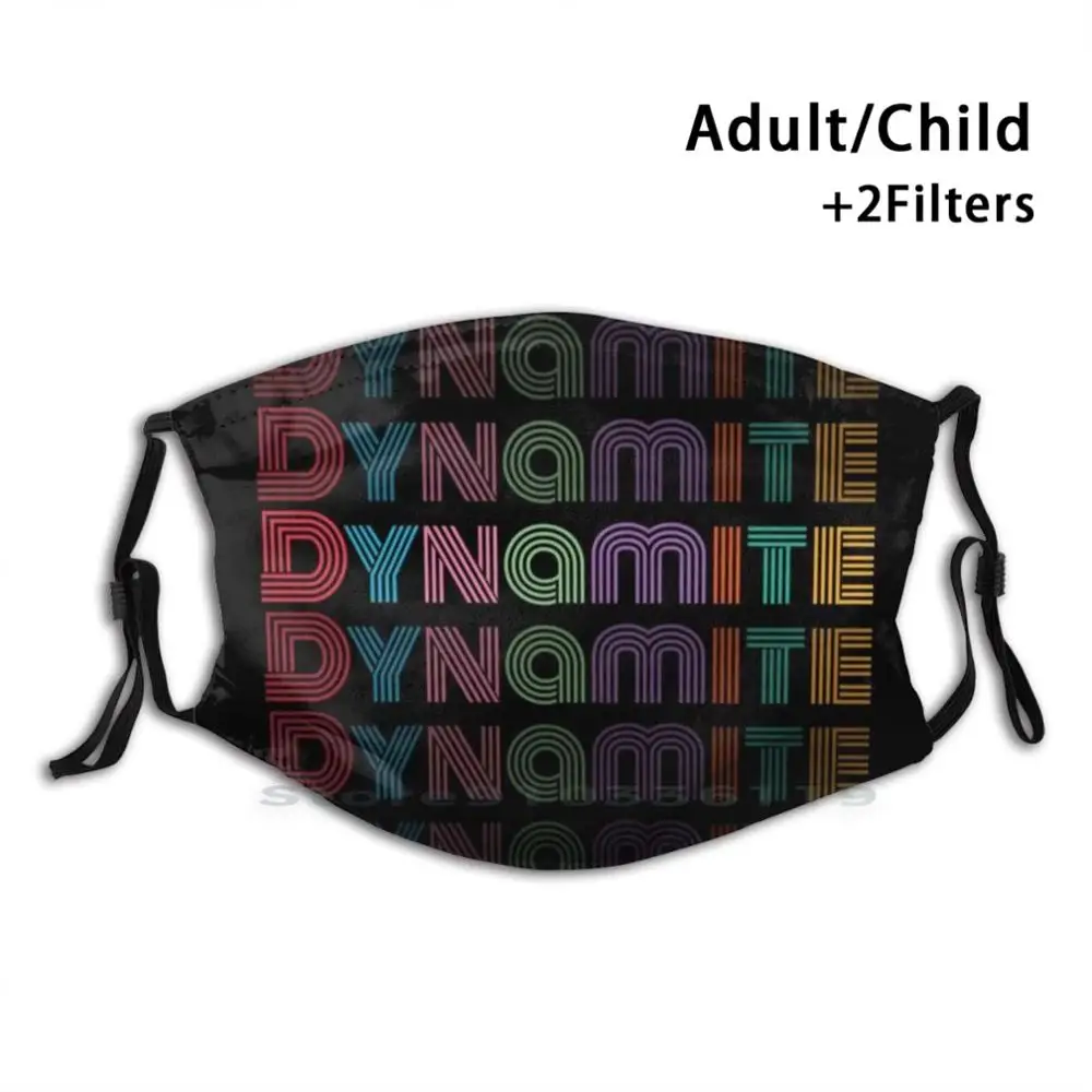 

Dynamite Print Reusable Mask Pm2.5 Filter Face Mask Kids