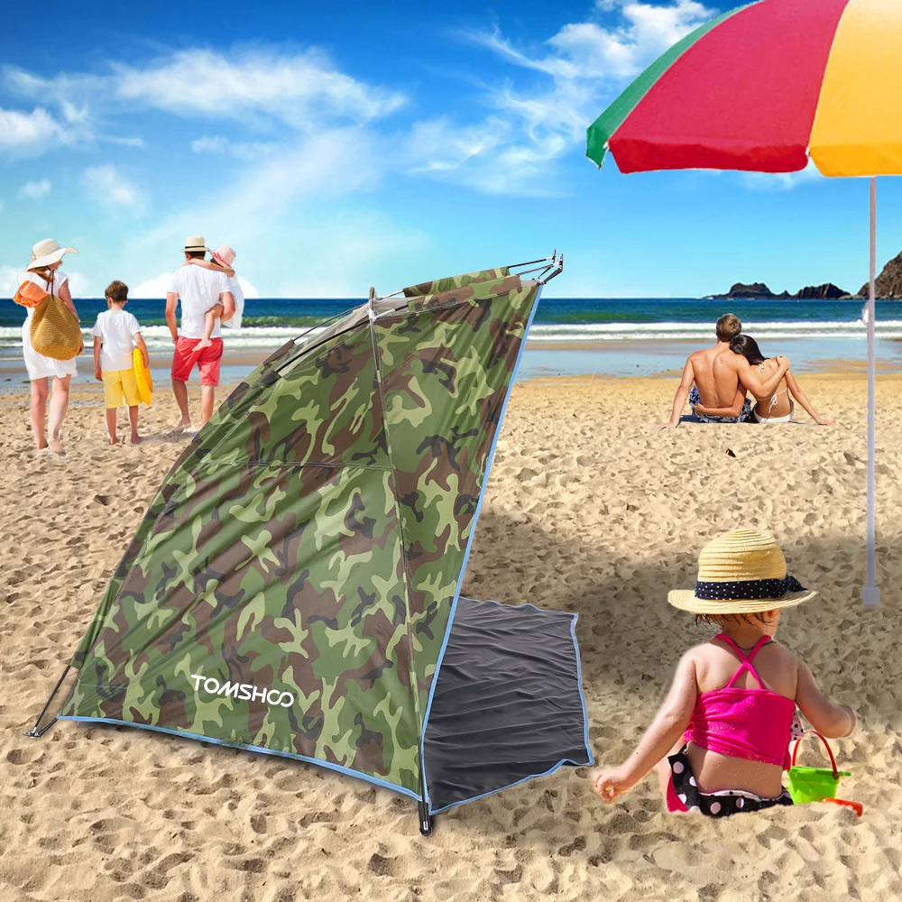 TOMSHOO, уличные палатки, спортивные тенты для рыбалки, пикника, пляжа, парка, кемпинга, туризма, легкие с сумкой для переноски, инструменты для хранения