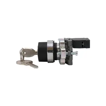 

XB4-BG21 XB4-BG33 2 Position Knob with Key Metal Push Button Switch Caliber 22MM XB4-BG XB4