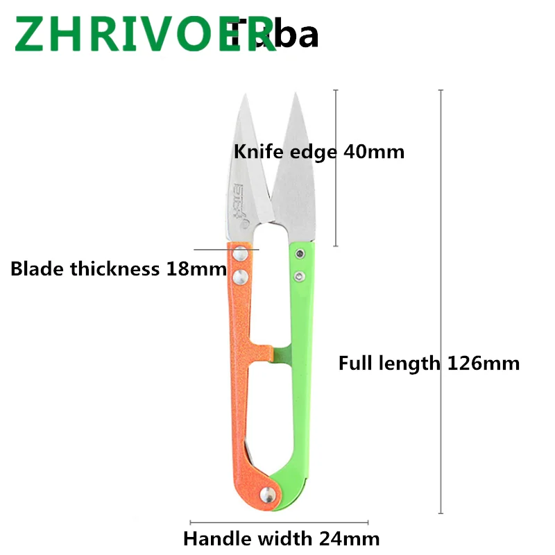 

Large size yarn thread scissor household manual sewing thread scissor U-shaped scissor household sewing spring small scissor