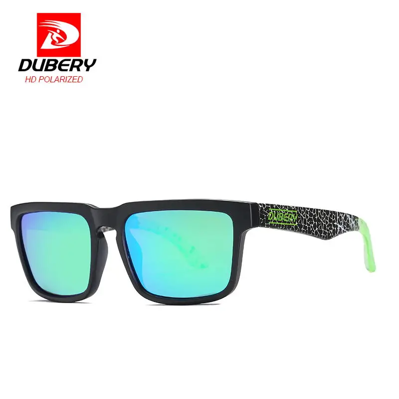 JHDB710 C2 GBGREEN DUBERY, поляризационные, для велоспорта, спортивные, мужские солнцезащитные очки, для вождения, рыбалки, очки для велосипеда, MTB, для шоссейного велосипеда, очки, Gafas De Sol - Цвет: JHDB710 C2 GBGREEN