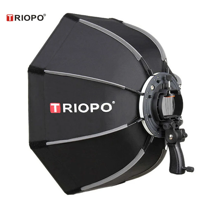 Портативный уличный восьмиугольный зонт софтбокс TRIOPO 65 см для Godox V860II TT600 TT685 YN560 III