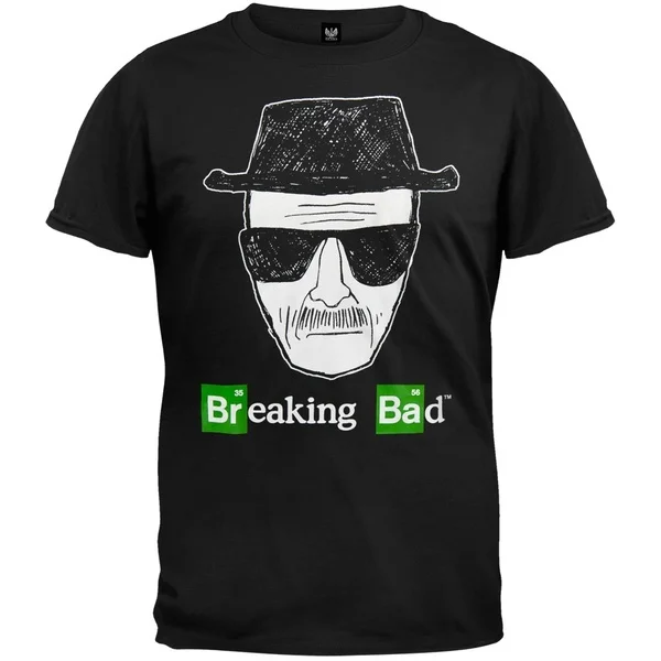Футболка с надписью во все тяжкие-Heisenberg-черная толстовка футболка | Мужская