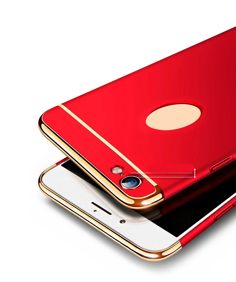 Чехол для Funda iPhone X, 5, 5s, 6, 6 S, 7, 8 Plus, X, XS, Max, XR, Жесткий Чехол для iPhone 7, чехол для ПК, чехол для iPhone 6