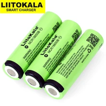 Liitokala 18650 3400mAh литиевая батарея NCR18650B для фонарей 3,7 V батареи