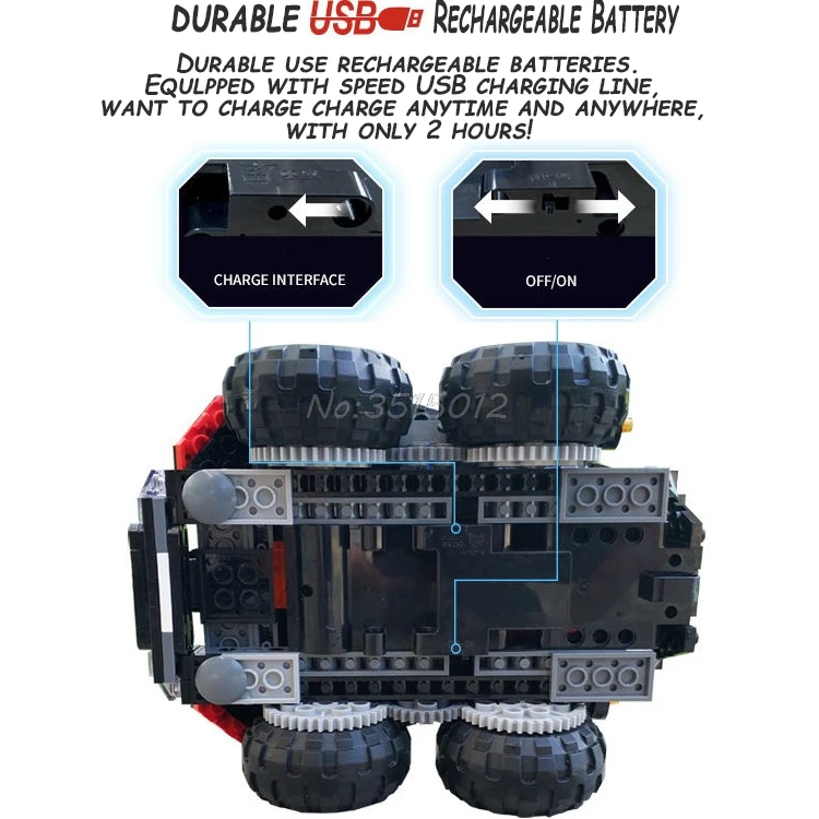 Technic RC автомобиль дистанционного электромобиля летучая мышь колесница