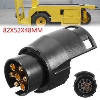 

1pc DC12V Car Electrics Adaptor 7 to 13-pin Conversion Head Trailer Tractor Plug Socket For Auto Side Turn Signal Light