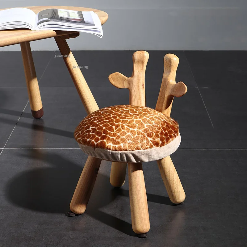 Tanio Nordic z litego drewna sypialnia krzesło dziecięce kreatywne meble