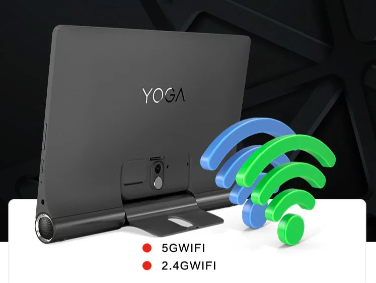 Lenovo YOGA TAB 5 X705F 10,1 дюймов Qualcomm 439 Восьмиядерный Android 9,0 4 Гб ram 64 Гб ram распознавание лица wifi версия планшета ПК