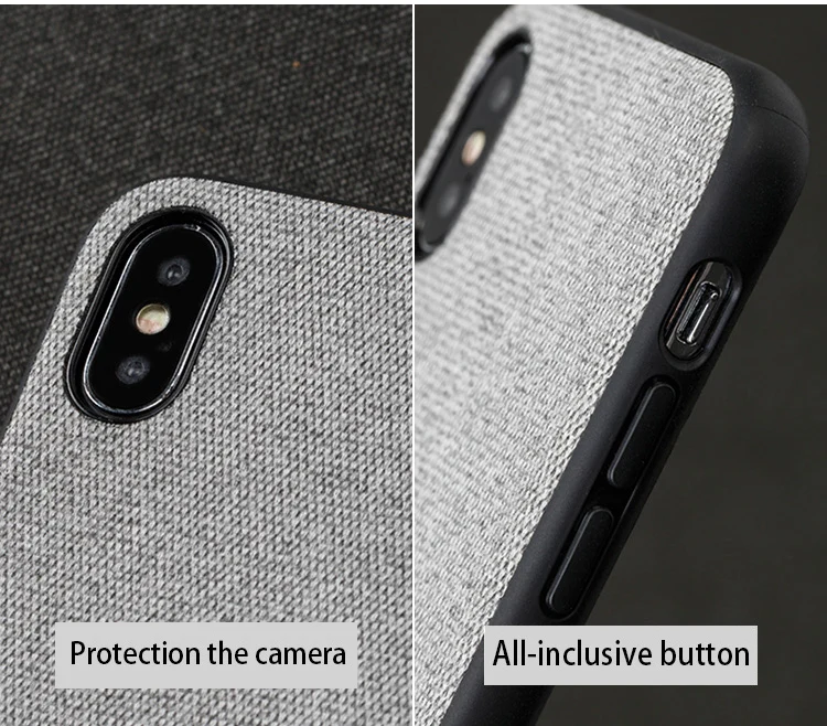 Холщовый чехол для телефона для iphone X XS MAX XR 6 7 7 plus 8 8plus 6s 5 5S se Магнитный 360 Защитный противоударный чехол задняя крышка