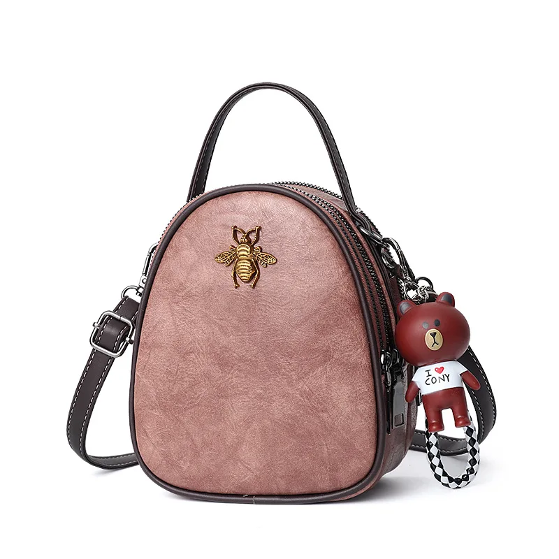 Милая сумочка для девушек, сумка на плечо для подростков, Студенческая сумка, женская летняя сумка, новые маленькие сумочки с Пчелой, женские модные мини-сумки