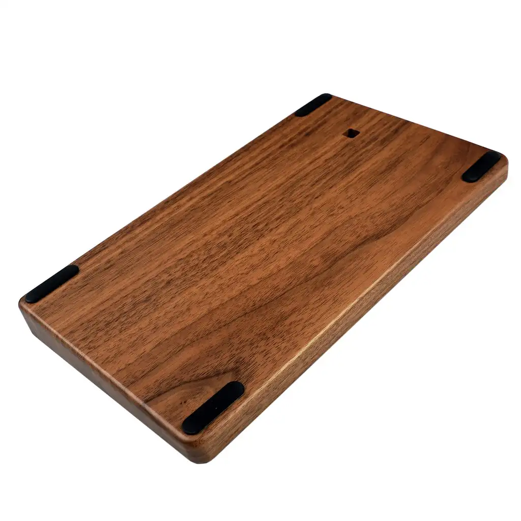 Minila-case de Madeira para Teclado Mecânico mx Madeira de Bambu de Noz Descanso de Pulso 60 Gh60 61 64 em Gk61 Gk64 Dz60 Bm60 - Imagem 3