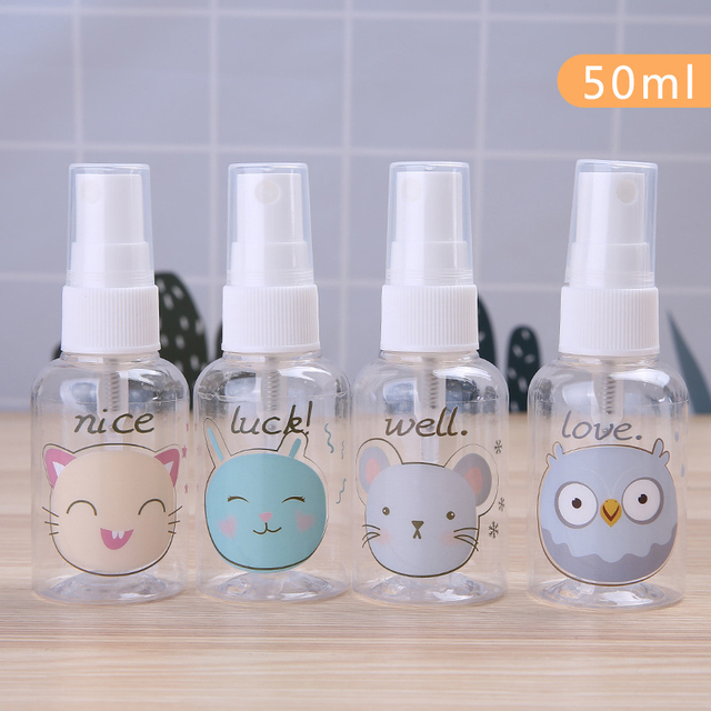 Bottles Portable Travel Container Transparent Atomizer Empty Spray Bottle Empty Bottle Shampoo Shower Gel Sub-bottle