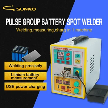 

110v/220v Sunkko 788s Spot Welder Machine New Uagrade 2.8kw Spot Welding Machine Usb Power