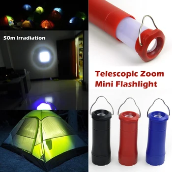 

Torch LED Flashilight Lantern Camping Light Tent Hanging Emergency Lamp Hiking Camping Flash Light Torch 3 X AAA Battery