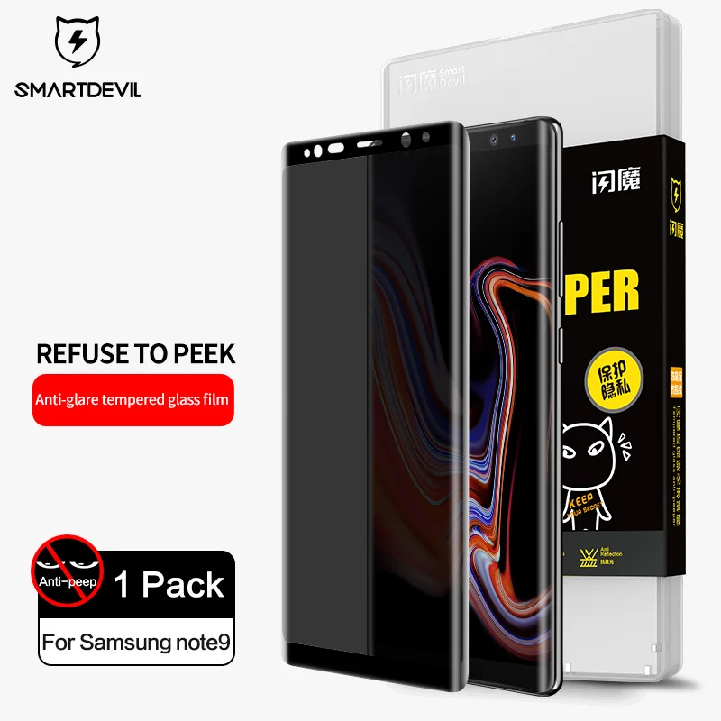 For note 9 SmartDevil закаленное стекло для Samsung Galaxy S8 S9 S10 Plus протектор экрана для Samsung Note 8 note9 Взрывозащищенная стеклянная пленка - Цвет: For note 9