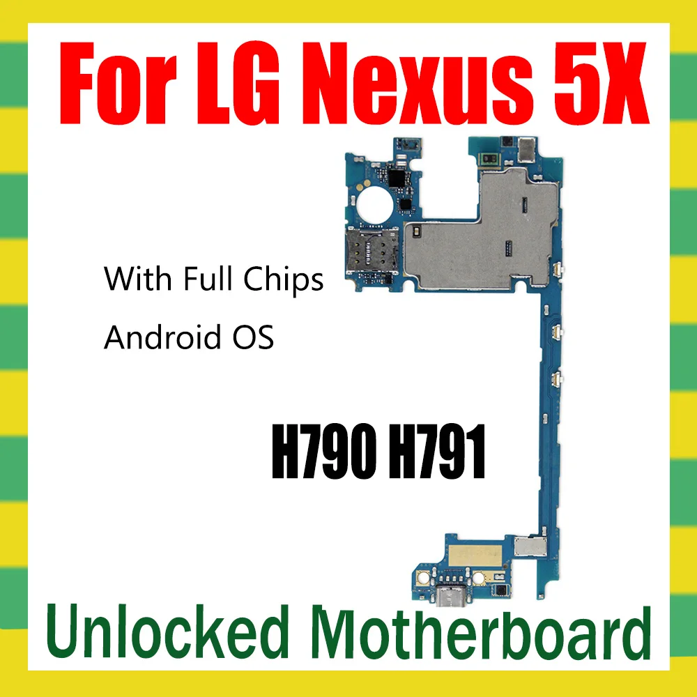 Бесплатная доставка оригинальная материнская плата для LG Nexus 5X H790 H791 хорошо