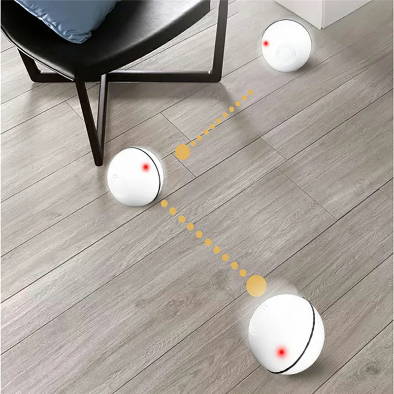 Автоматический прокручивающийся шар умная смешная игрушка для питомца usb зарядка 360 градусов самовращающиеся игрушки для домашних животных Красочный Светодиодный светильник Drop#0729