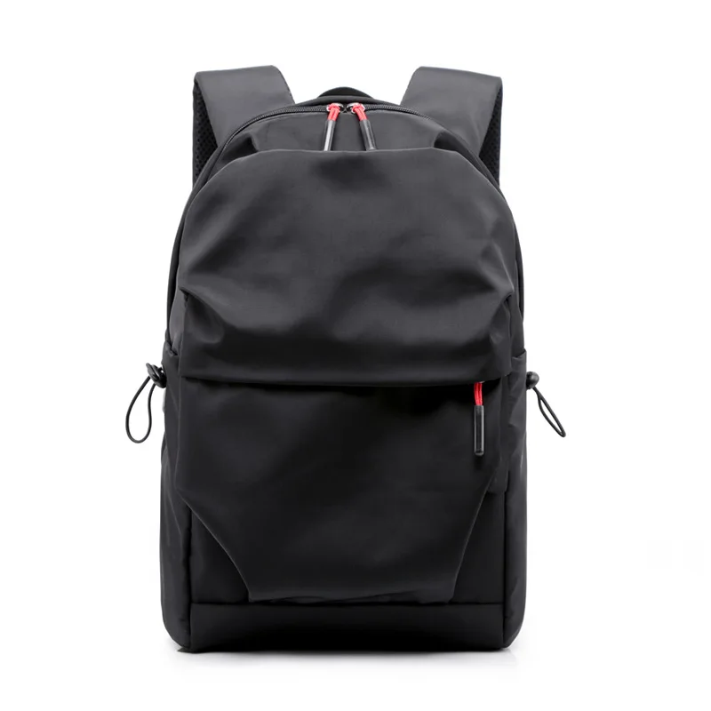 Мужской рюкзак с противоугонной сумкой, мужской рюкзак со складками в повседневном стиле, школьный рюкзак для подростков - Цвет: big black