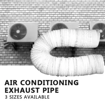 

Vent Hose Exhaust Pipe Ventilation Duct Portable Practical Durable 600cm Pvc Silver White Hood Breathe Factory Home