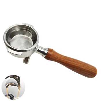 

Filter Holder Handle Portafilter Coffee Espresso Machine Handle 2 Spout, 22g Basket
