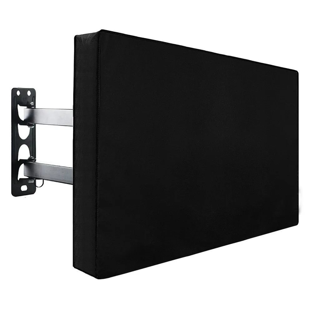 Защитный чехол для телевизора, защищающий от атмосферных воздействий, черный экран Оксфорд, 30-70 дюймов