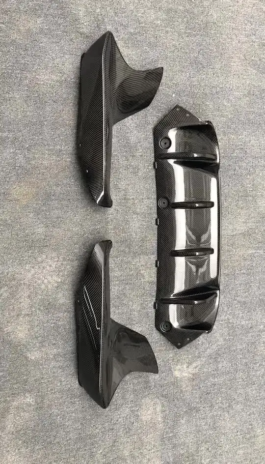 

3D carbon front lip spliter for F90 M5 rear diffuser