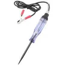 Большой размер 6 в 12 В 24 в универсальный инструмент для ремонта Автомобильная измерительная электрическая ручка с зажимом автомобильный тестовый карандаш