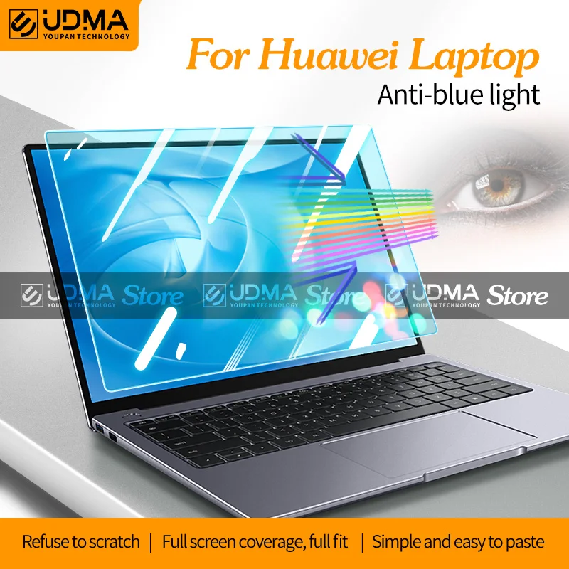 UDMA Гибкая стеклянная пленка с защитой от синего света MateBook X 13 14 D14 D15 Pro magic book 15 16