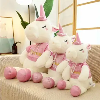 

Plush toy new creative couple magic unicorn plush toy girl doll pillow birthday gift Christmas gift doll
