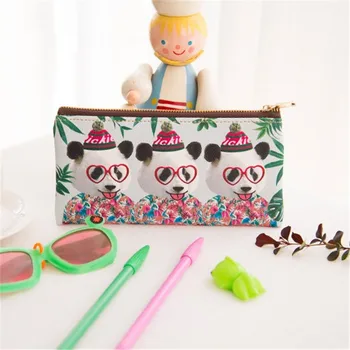 

Bentoy Funny Cartoon Pencil Case Cute Animal Print Korea Large Capacity Student Pen Bag Cosmetics Makeup Containers For Girls