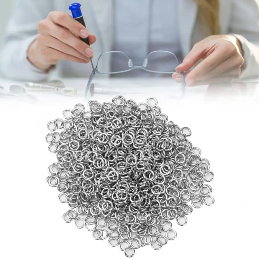 2 упаковки очков металлические пружинные шайбы очки рамка Ремонт гайки прокладки