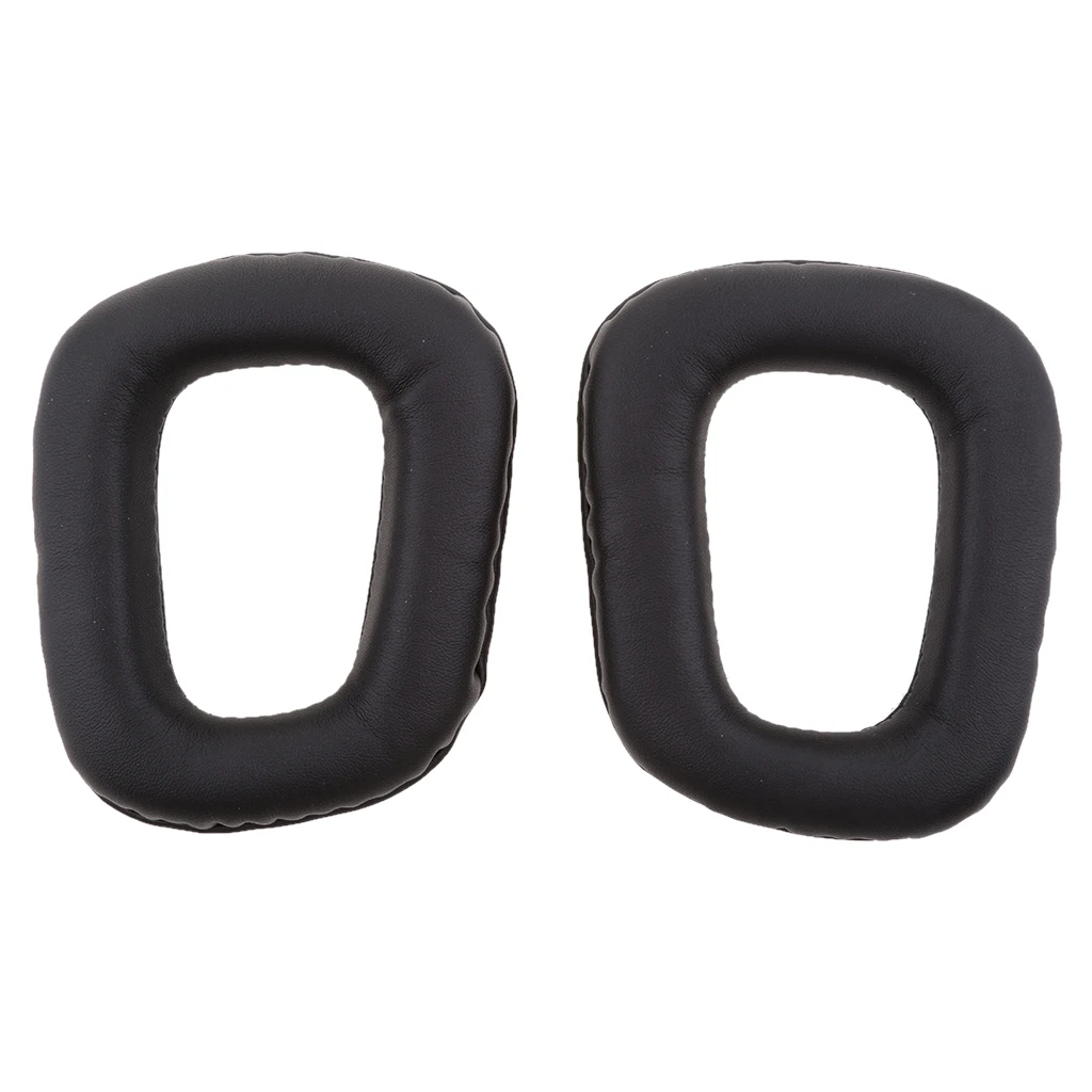 Soft Memory Foam Black Soft Protein Leather Headphone Cushion Pads Earpads Cover For Logitech G35 G930 G430 F450