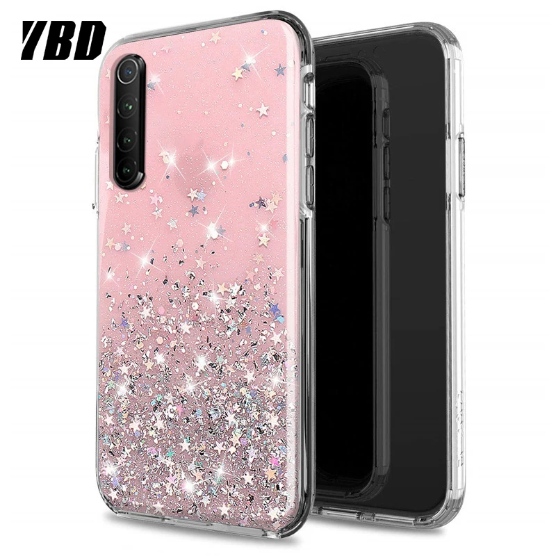 Телефонный чехол YBD для Xiaomi Redmi NOTE 8 7 PRO 6 K20 Блестящий Мягкий с блестками Mi 9 SE CC9 9T A2