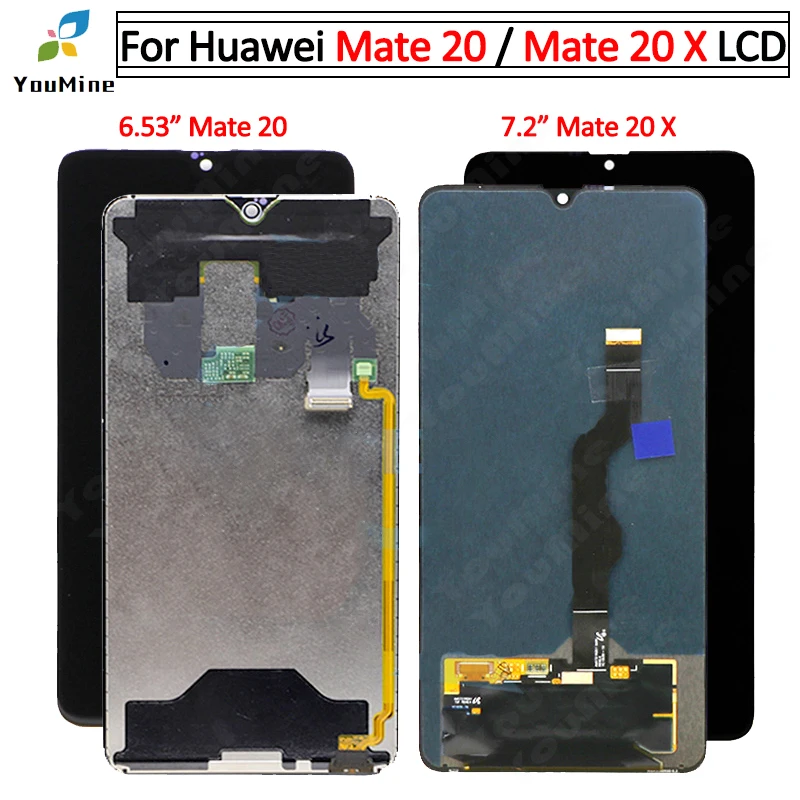 

7.2" For Huawei mate 20X EVR-TL00 LCD Display Touch Screen Digitizer Assembly Replacement 6.53" For HUAWEI mate 20 HMA-AL00 LCD