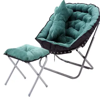 

Lounger Sofa Chair Leisure Fabric Art Single Folding Armchair Home Balcony Bedroom Simple Modern Lounge Chair Special
