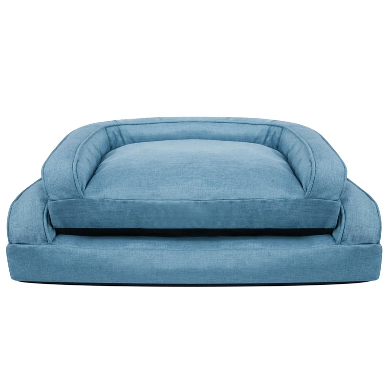 

Plush Pet Dog Cat Warming Bed Dog House Puppy's Fashion Comfortable Fall and Winter Soft Bed Pad Pet Cushion Mat Warm Kennel