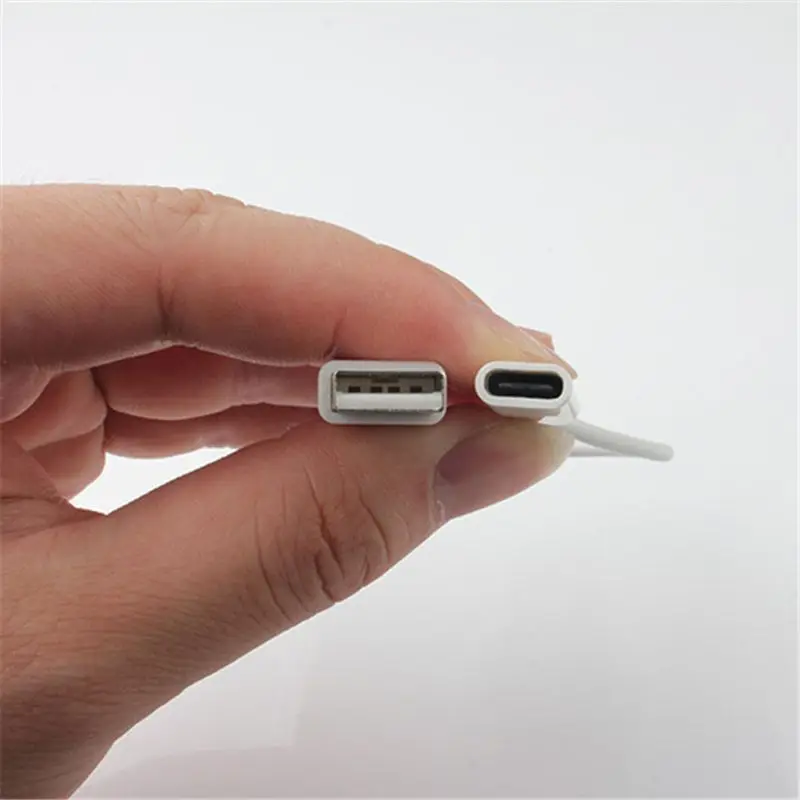 USB 2,0 type A штекер USB 3,1 type C женский кабель для huawei FreeLace наушники