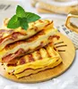 commercial electric Sandwich Toaster machine Waffle Maker machine Iron Toast Grill Panini Press machine Bubble Egg Cake Oven 6