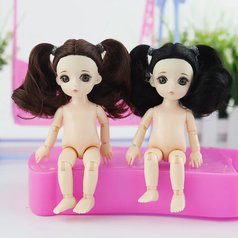 1/12 BJD куклы 13 совместных DIY прекрасные принцессы 16 см 3D глаза ручной работы