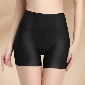 

Litthing Women Safety Short Pants Seamless Nylon High Waist Panties Seamless Anti Emptied Shorts Pants Girls Slimming Underwear