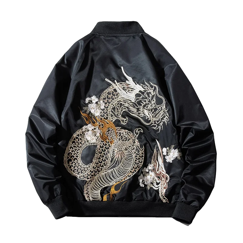 

Winter Bomber Jacket Men Thick Chinese Dragon Embroidery Pilot Jacket Cotton Padded Warm Hip Hop Coat Autumn Hipster 2020