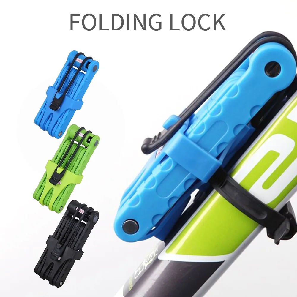 Safety Anti Theft Lock Chain Cycling Outdoor Iron Fold Frame Bikes
