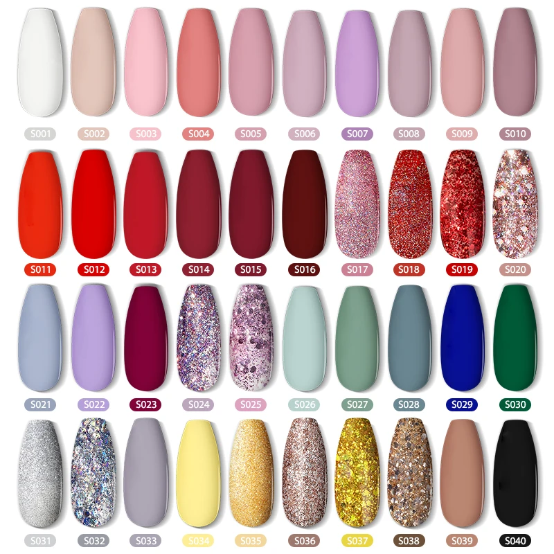 Description Picture 4 of itemROSALIND 7ML Nail Polish Glitter Nail Gel Semi Permanent Gel All For Manicure Soak off Nails Art Base Top Coat Varnishes